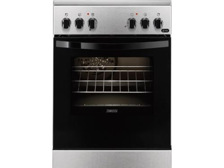 Fogão Zanussi ZCV550G1XA | Elétrico | 85x50x60 cm | 56 L | 4 Zonas | A | Aço inoxidável Online