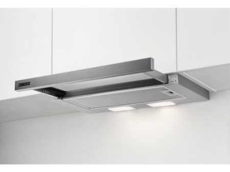 Exaustor Integrado Zanussi ZFP216S | 59,8x28,4 cm | 330 m³ h | 64 dB | C | Aço inoxidável Online now