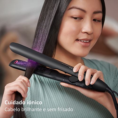 Alisador de Cabelo Philips Series 7000 BHS752 00 - Roxo Metalizado on Sale