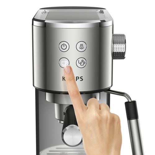 Máquina de Café Krups Virtuoso XP442C11 - Preto e Inox Online Sale