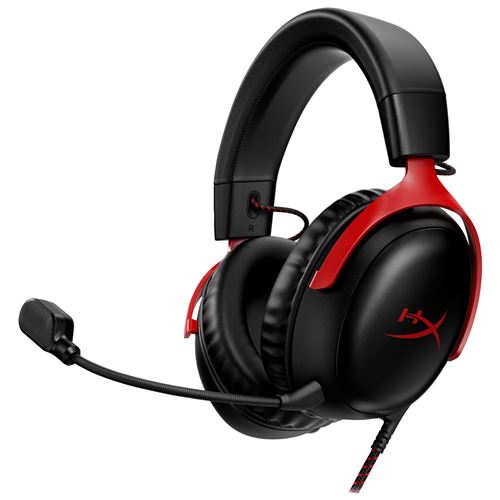 Auscultadores Gaming HyperX Cloud III - Vermelho For Cheap