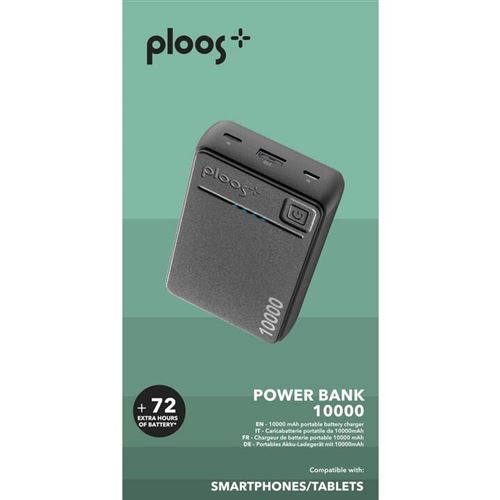 Powerbank Cellularline Ploos 10000mAh USB+USB-C Preto Online now