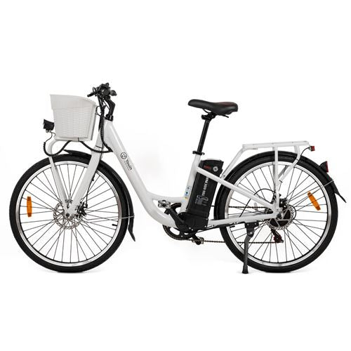 Bicicleta Elétrica Youin Paris - Branco Online