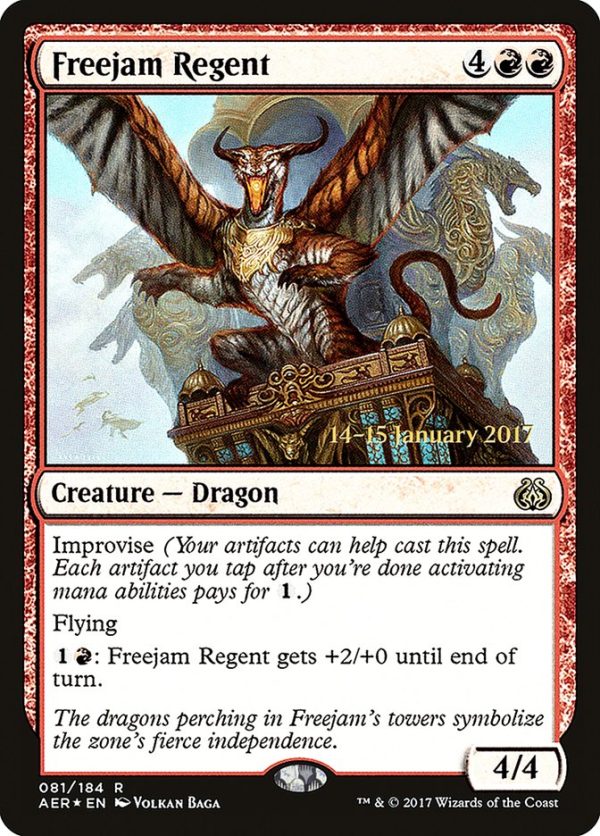 Freejam Regent [Aether Revolt Prerelease Promos] For Sale