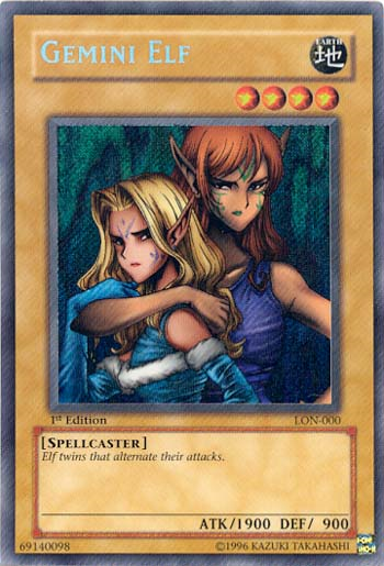 Gemini Elf [LON-000] Secret Rare Cheap