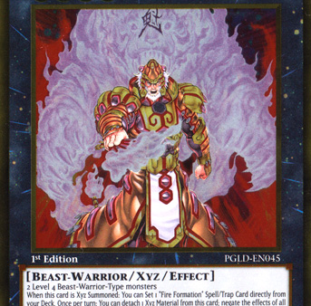 Brotherhood of the Fire Fist - Tiger King [PGLD-EN045] Gold Rare Discount