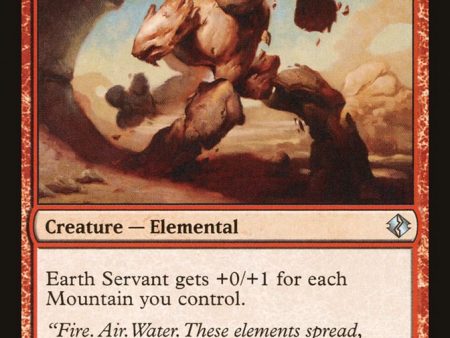 Earth Servant [Duel Decks: Venser vs. Koth] Online Sale