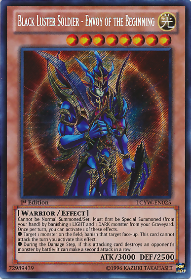 Black Luster Soldier - Envoy of the Beginning [LCYW-EN025] Secret Rare Online Sale