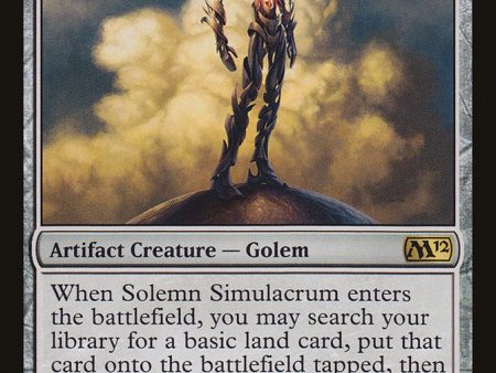 Solemn Simulacrum [Magic 2012] Supply