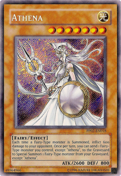 Athena [PP02-EN018] Secret Rare Supply