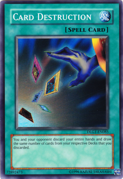 Card Destruction [DLG1-EN085] Super Rare For Discount