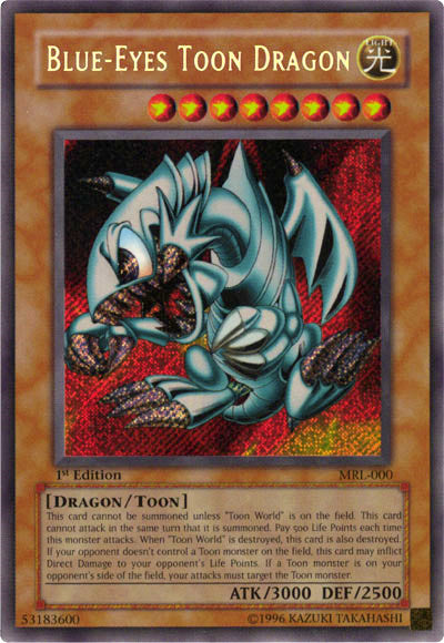 Blue-Eyes Toon Dragon [MRL-000] Secret Rare For Cheap