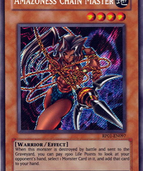 Amazoness Chain Master [RP01-EN097] Secret Rare Online Hot Sale