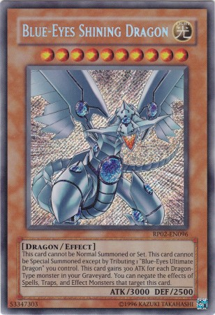 Blue-Eyes Shining Dragon [RP02-EN096] Secret Rare Discount