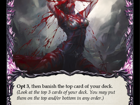 Blood Tribute (Red) [MON215-RF] 1st Edition Rainbow Foil For Cheap