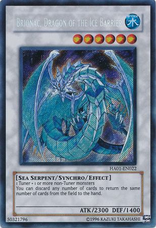 Brionac, Dragon of the Ice Barrier [HA01-EN022] Secret Rare Hot on Sale