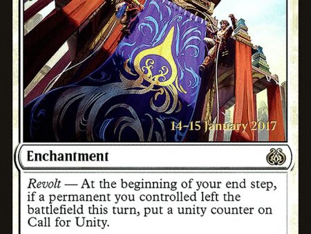 Call for Unity [Aether Revolt Prerelease Promos] Online now