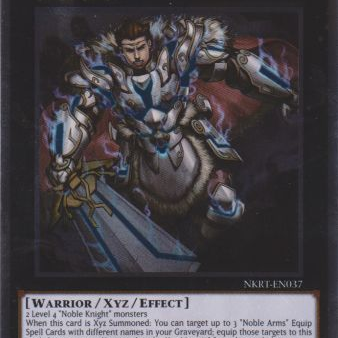 Artorigus, King of the Noble Knights [NKRT-EN037] Platinum Rare Hot on Sale