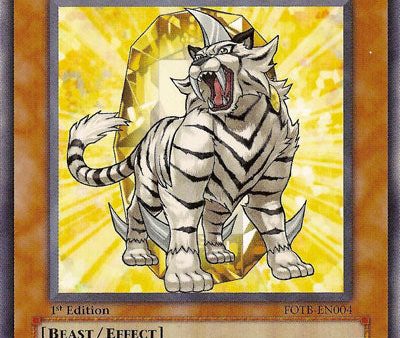 Crystal Beast Topaz Tiger [FOTB-EN004] Rare Hot on Sale