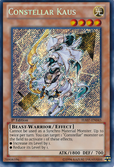 Constellar Kaus [HA07-EN045] Secret Rare Discount