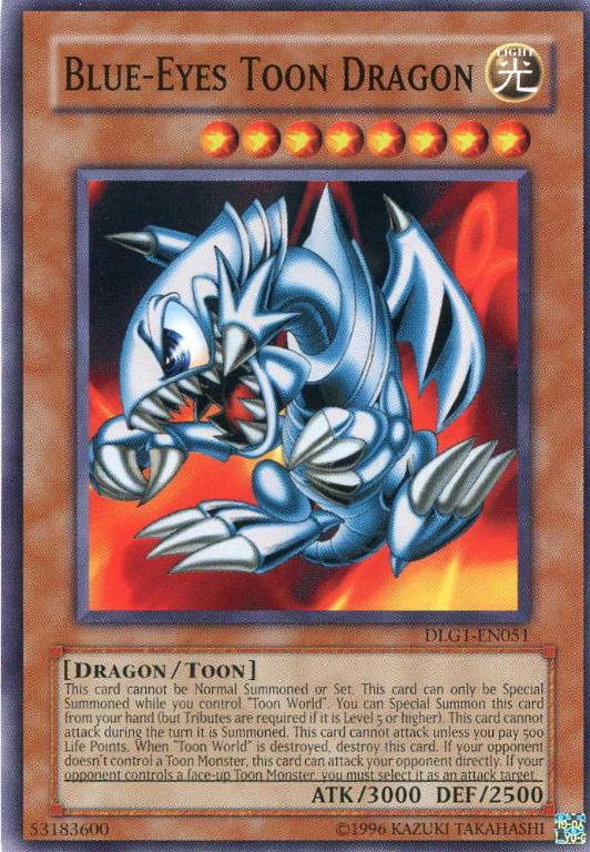 Blue-Eyes Toon Dragon [DLG1-EN051] Common Sale