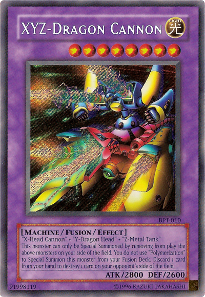 XYZ-Dragon Cannon [BPT-010] Secret Rare Supply