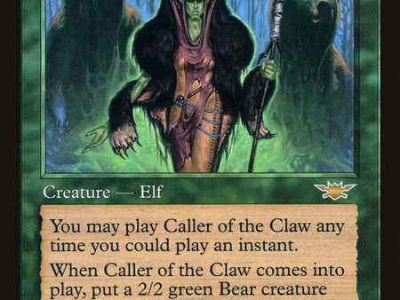 Caller of the Claw [Legions] Online now