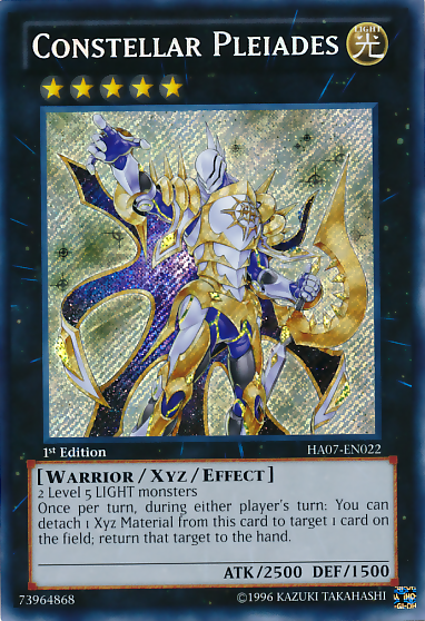 Constellar Pleiades [HA07-EN022] Secret Rare For Discount