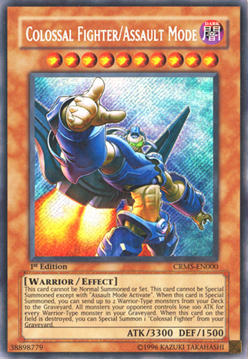 Colossal Fighter Assault Mode [CRMS-EN000] Secret Rare Sale