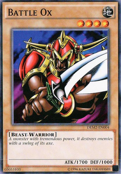 Battle Ox [DEM2-EN004] Common on Sale