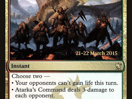 Atarka s Command [Dragons of Tarkir Prerelease Promos] Sale