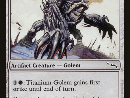 Titanium Golem [Mirrodin] Supply