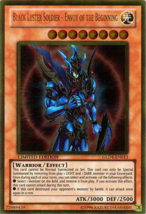 Black Luster Soldier - Envoy of the Beginning [GLD4-EN013] Gold Rare Online now