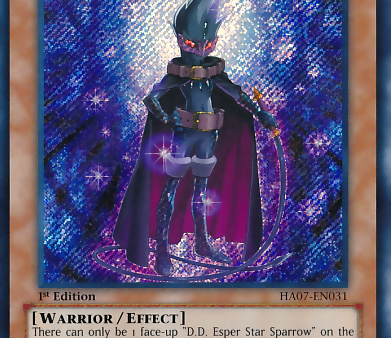 D.D. Esper Star Sparrow [HA07-EN031] Secret Rare Supply