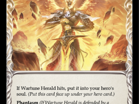 Wartune Herald (Yellow) [MON027-RF] 1st Edition Rainbow Foil on Sale