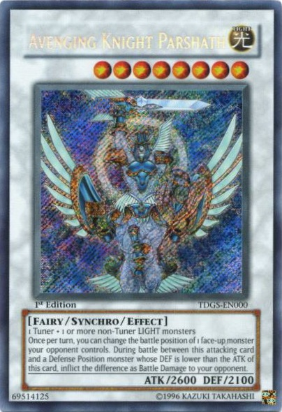 Avenging Knight Parshath [TDGS-EN000] Secret Rare For Cheap