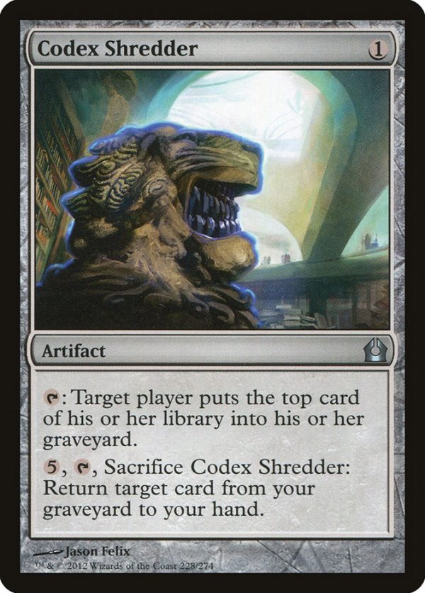 Codex Shredder [Return to Ravnica] Supply