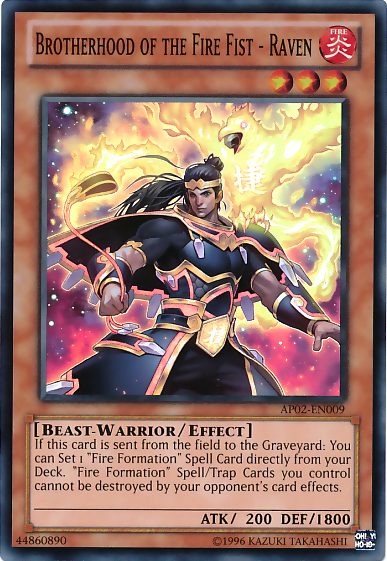 Brotherhood of the Fire Fist - Raven [AP02-EN009] Super Rare For Cheap