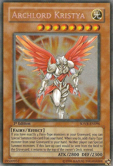 Archlord Kristya [SOVR-EN096] Secret Rare Sale