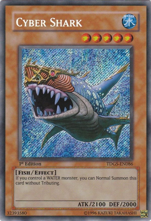 Cyber Shark [TDGS-EN086] Secret Rare Online Hot Sale