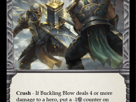 Buckling Blow (Yellow) [U-WTR058] Unlimited Rainbow Foil Cheap