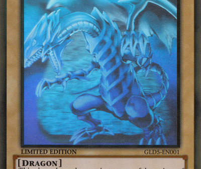 Blue-Eyes White Dragon [GLD5-EN001] Ghost Gold Rare For Cheap