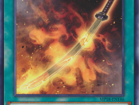 Burning Bamboo Sword [MP18-EN146] Short Print on Sale